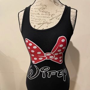 “wifey” Minnie Mouse tank top